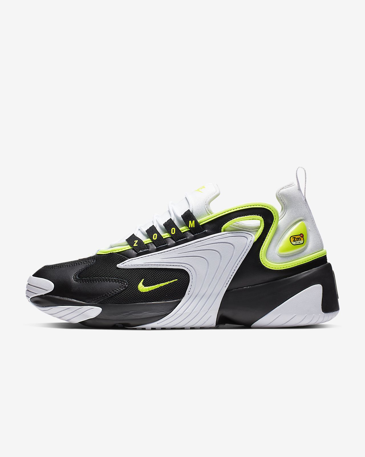 nike zoom 2000 black and yellow
